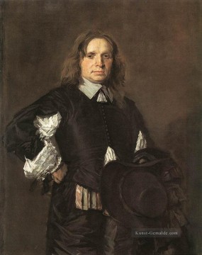  goldenes - Porträt eines Mannes Niederlande Goldene Zeitalter Frans Hals